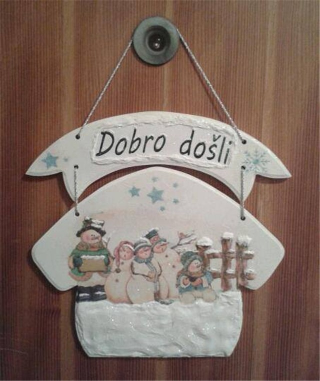 Visilica dobrodošlice za vrata